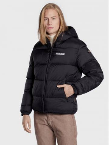 Napapijri Пуховик Suomi NP0A4GJE Чорний Regular Fit Napapijri Пуховик Suomi NP0A4GJE Чорний Regular Fit