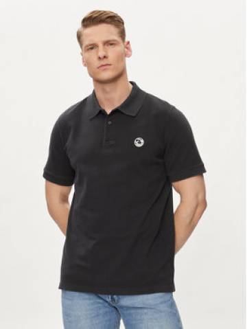 Save The Duck Поло Ovidio DR1213M-BATE18 Чорний Regular Fit Save The Duck Поло Ovidio DR1213M-BATE18 Чорний Regular Fit