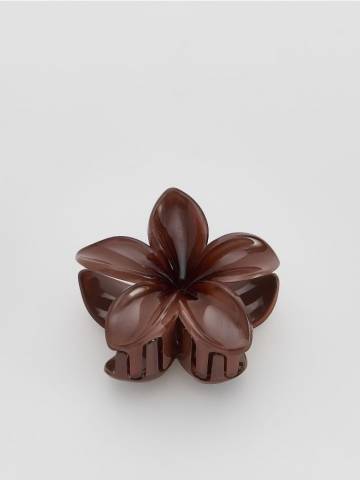 Reserved - Затискач для волосся - золотисто-коричневий - 451FD-82X