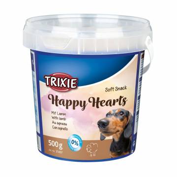 Лакомство для собак Trixie Soft Snack Happy Hearts с ягненком, 500 г Лакомство для собак Trixie Soft Snack Happy Hearts с ягненком, 500 г