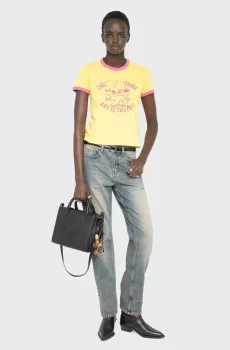 Женская желтая футболка Woos Желтый M ZADIG&VOLTAIRE JWTS02854_BANANA