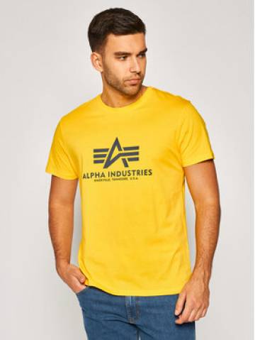Alpha Industries Футболка Basic 100501 Жовтий Regular Fit Alpha Industries Футболка Basic 100501 Жовтий Regular Fit
