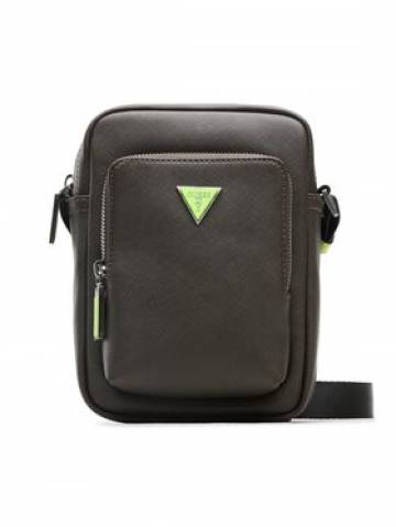 Guess Плоска сумка Certosa Saffiano Smart HMECSA P3263 Сірий Guess Плоска сумка Certosa Saffiano Smart HMECSA P3263 Сірий