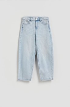 Reserved - Джинси barrel leg - синій - 107IX-05J