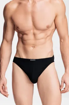 Мужские черные брифы Черный S Atlantic MP-1563