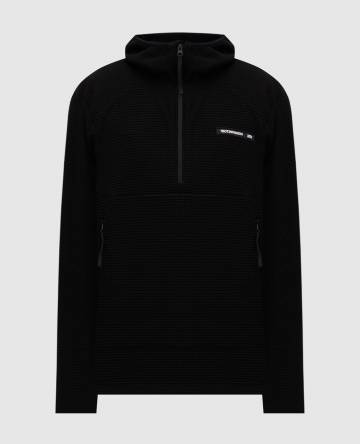 Черные худи RD-HZFH с логотипом