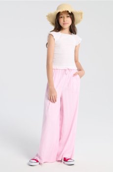 Штани wide leg - різнобарвний