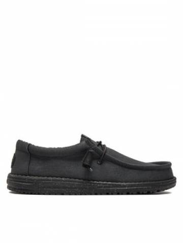 Hey Dude Мокасини Wally Canvas 4070-060 Чорний Hey Dude Мокасини Wally Canvas 4070-060 Чорний