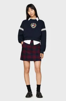 Женская юбка в клеткуTJW CHECK MINI SKIRT Разноцветный XS Tommy Jeans DW0DW18889