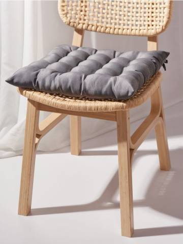 Подушка на стілець - темно-сірий