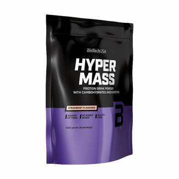 Гейнер BioTech USA Hyper Mass Клубника, в порошке, 1 кг Гейнер BioTech USA Hyper Mass Клубника, в порошке, 1 кг