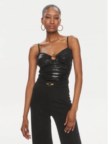 Just Cavalli Боді 76PAM214 Чорний Skinny Fit Just Cavalli Боді 76PAM214 Чорний Skinny Fit