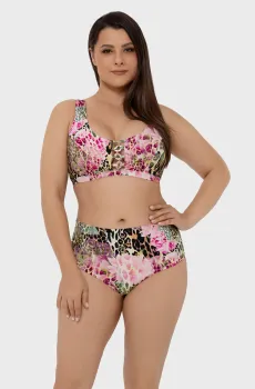 Женские трусики от купальника с узором Разноцветный 38 MARC&ANDRE L2522-ZP-BHA