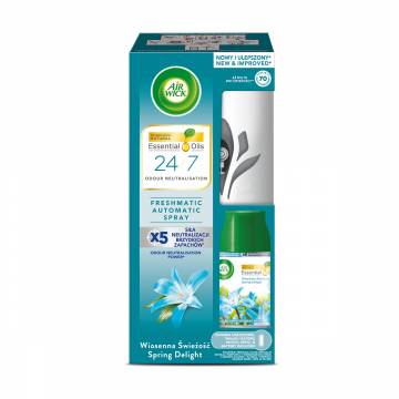 Автоматический освежитель воздуха Air Wick Freshmatic Automatic Spray Complete Pure Spring Delight Весеннее настроение, 250 мл Автоматический освежитель воздуха Air Wick Freshmatic Automatic Spray Complete Pure Spring Delight Весеннее настроение, 250 мл