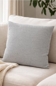 Декоративна подушка - середньо-сірий