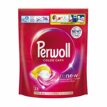 Капсулы для стирки Perwoll Renew Color для цветных вещей, 23 стирки, 23 шт Капсулы для стирки Perwoll Renew Color для цветных вещей, 23 стирки, 23 шт