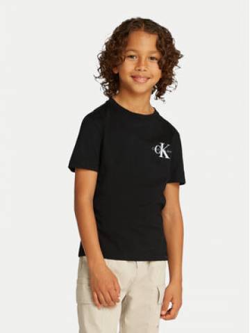 Calvin Klein Jeans Футболка Monologo IU0IU00678 Чорний Regular Fit Calvin Klein Jeans Футболка Monologo IU0IU00678 Чорний Regular Fit