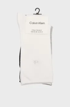 Женские носки (3 пары) ROLLTOP Разноцветный 35-38 Calvin Klein 701234368