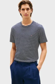 Мужская футболка в полоску SEASONAL REG FIT Разноцветный M Tommy Hilfiger MW0MW40923