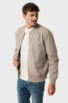 Мужской бежевый бомбер Cotton blend bomber jacket Бежевый M Mexx MF006800751M