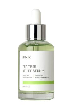 Успокаивающая сыворотка для лица IUNIK Tea Tree Relief Serum с чайным деревом, 50 мл
