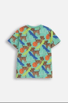 Детская хлопковая футболка Coccodrillo