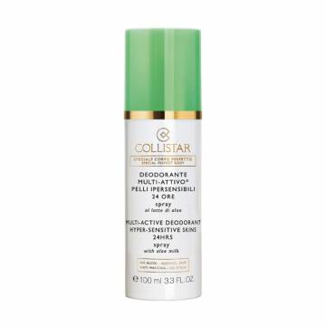 Мультиактивный дезодорант-спрей Collistar Multi-Active Deodorant 24 Hours Spray With Aloe Milk, женский, 100 мл Мультиактивный дезодорант-спрей Collistar Multi-Active Deodorant 24 Hours Spray With Aloe Milk, женский, 100 мл