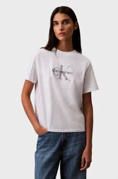 Женская белая футболка CLSSC MNLG Белый XXS Calvin Klein Jeans LV047B865G