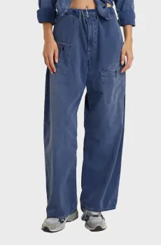 Женские темно-синие джинсы Belted Cargo Loose Wmn Синий 29-32 G-Star RAW D24361,D295