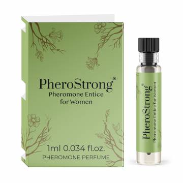 Духи женские PheroStrong Entice For Women Pheromone Perfume с феромонами, 1 мл (пробник) Духи женские PheroStrong Entice For Women Pheromone Perfume с феромонами, 1 мл (пробник)