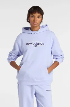 Женское сиреневое худі Sport Graphic Relaxed Фиолетовый XS New Balance WT61150XDYK