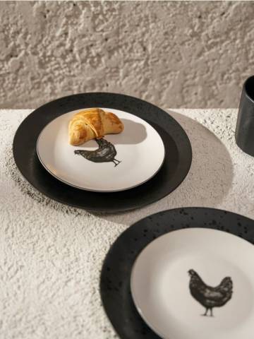 Тарілки, 2 шт. - білий