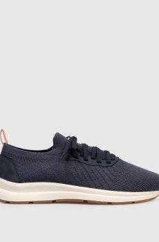Синие комбинированные кроссовки
