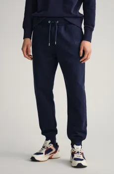 Мужские темно-синие спортивные брюки TONAL ARCHIVE SHIELD PANTS Синий XL Gant 2039023