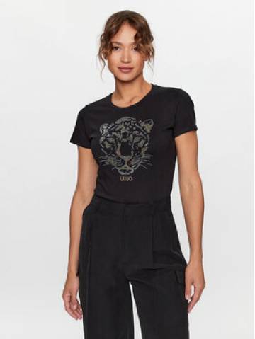Liu Jo Блузка MF3243 JS923 Чорний Regular Fit Liu Jo Блузка MF3243 JS923 Чорний Regular Fit