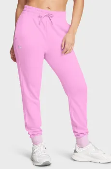 Женские розовые спортивные брюки UA Rival Fleece Jogger Розовый M Under Armour 1379438-638