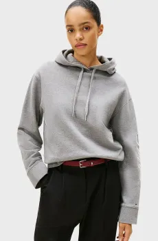 Женское серое худи TERRY Серый XS Tommy Hilfiger WW0WW46127