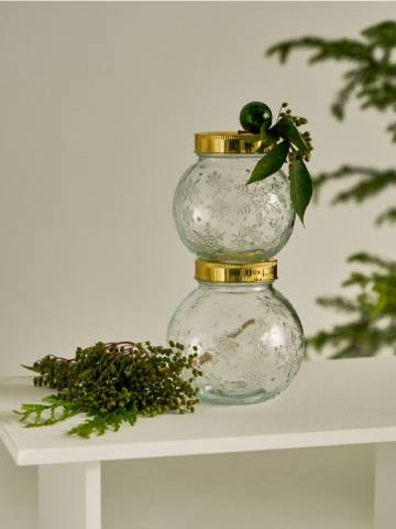 Банка з Кришкою - білий