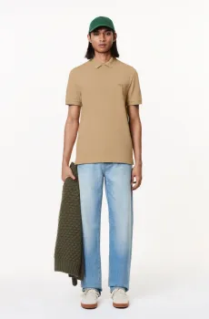 Мужское бежевое поло PARIS polo Бежевый L-XL Lacoste PH552202S