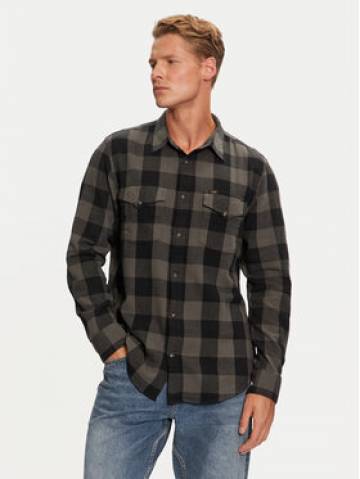 Lee Сорочка Clean Western 112355745 Сірий Regular Fit Lee Сорочка Clean Western 112355745 Сірий Regular Fit