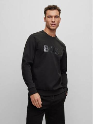 Boss Світшот Salbo Mirror 50486838 Чорний Regular Fit Boss Світшот Salbo Mirror 50486838 Чорний Regular Fit