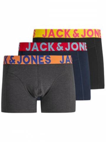 Jack&Jones Набір з 3 пар боксерів Crazy Solid 12151349 Кольоровий Jack&Jones Набір з 3 пар боксерів Crazy Solid 12151349 Кольоровий
