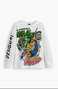 Хлопковый детский лонгслив Desigual