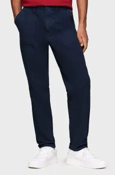 Мужские темно-синие чиносы TJM ISAAC CHINO CANVAS Синий 32-32 Tommy Jeans DM0DM20447