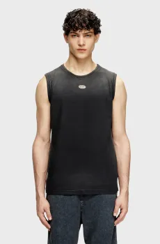 Мужская черная майка T-BRICO-NEW Черный XL Diesel A19632 0CHBI