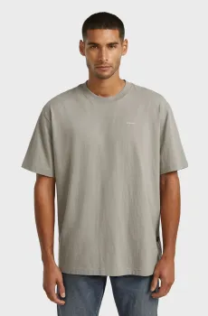 Мужская серая футболка Relaxed base Серый L G-Star RAW D28588,D593