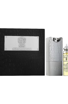 Уценка! Парфюмированный набор женский Alysonoldoini Black Violet (парфюмированная вода, 3*20 мл + чехол)