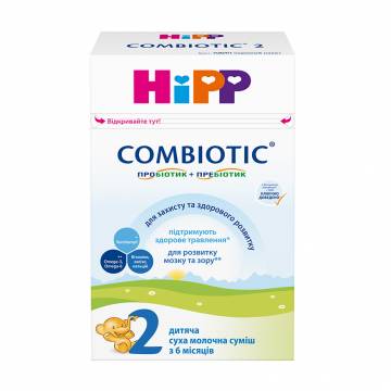 Детская сухая молочная смесь HiPP Combiotiс 2 для последующего кормления, с 6 месяцев, 500 г Детская сухая молочная смесь HiPP Combiotiс 2 для последующего кормления, с 6 месяцев, 500 г