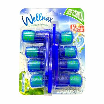 Туалетный блок Wellnax Blue Hygiene Эвкалипт, 4*50 г