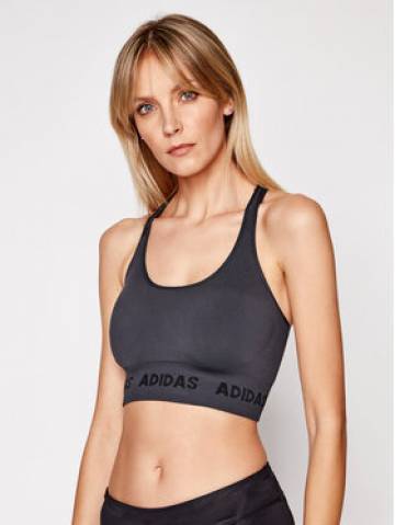 adidas Спортивний бюстгальтер Aeroknit GL1121 Сірий